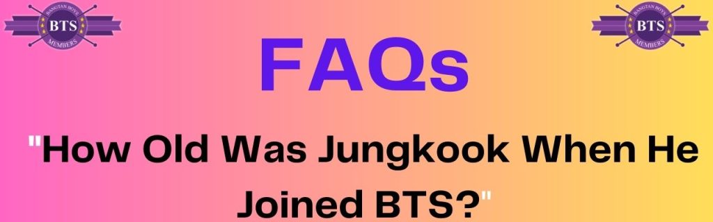 How Old Was Jungkook When He Joined BTS?